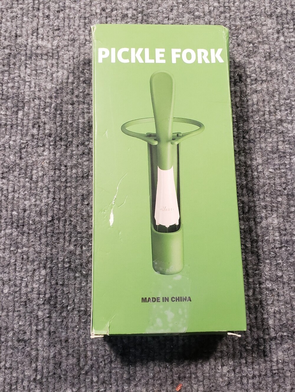 Pickle Fork Condiment Fork with Pickle Pouch, Pickle Picker Plastic NEW OpenBox